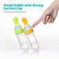 Silicone Baby Feeding Spoon with bottle